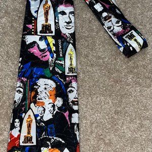 Vintage Hollywood High Fashion Pascal “ACTORS” Tie Multicolor
